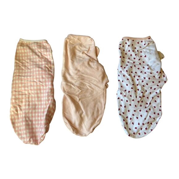 SwaddleMe Velcro Swaddles Size Small Pink - Picture 2 of 4